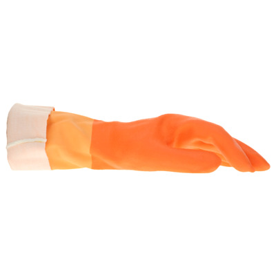 Huishoudhandschoenen oranje S
