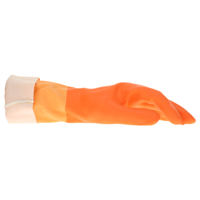 Huishoudhandschoenen oranje S