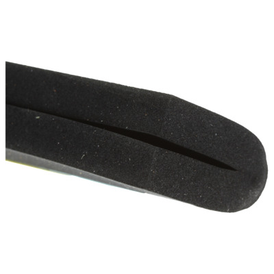 Vloertrekker metaal rubber zwart 45 cm