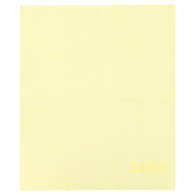 Professionele reinigingsdoeken geel 32x38 cm, 4 stuks