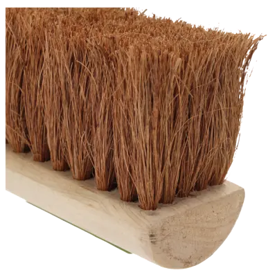 Zaalveger hout kokos 50 cm
