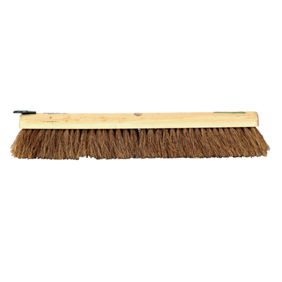 Zaalveger hout kokos 60 cm