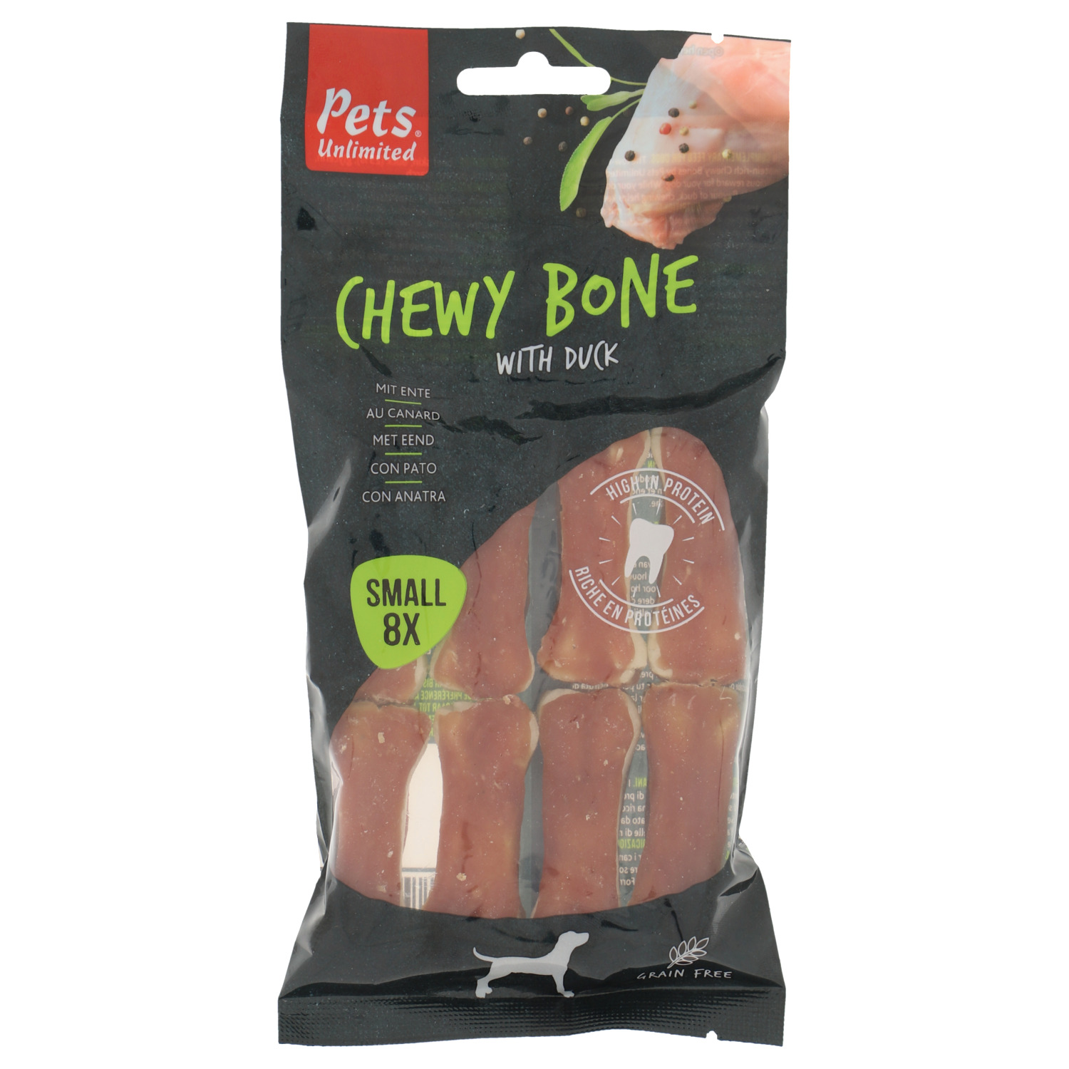 Chewy Bones Eend Small 8st