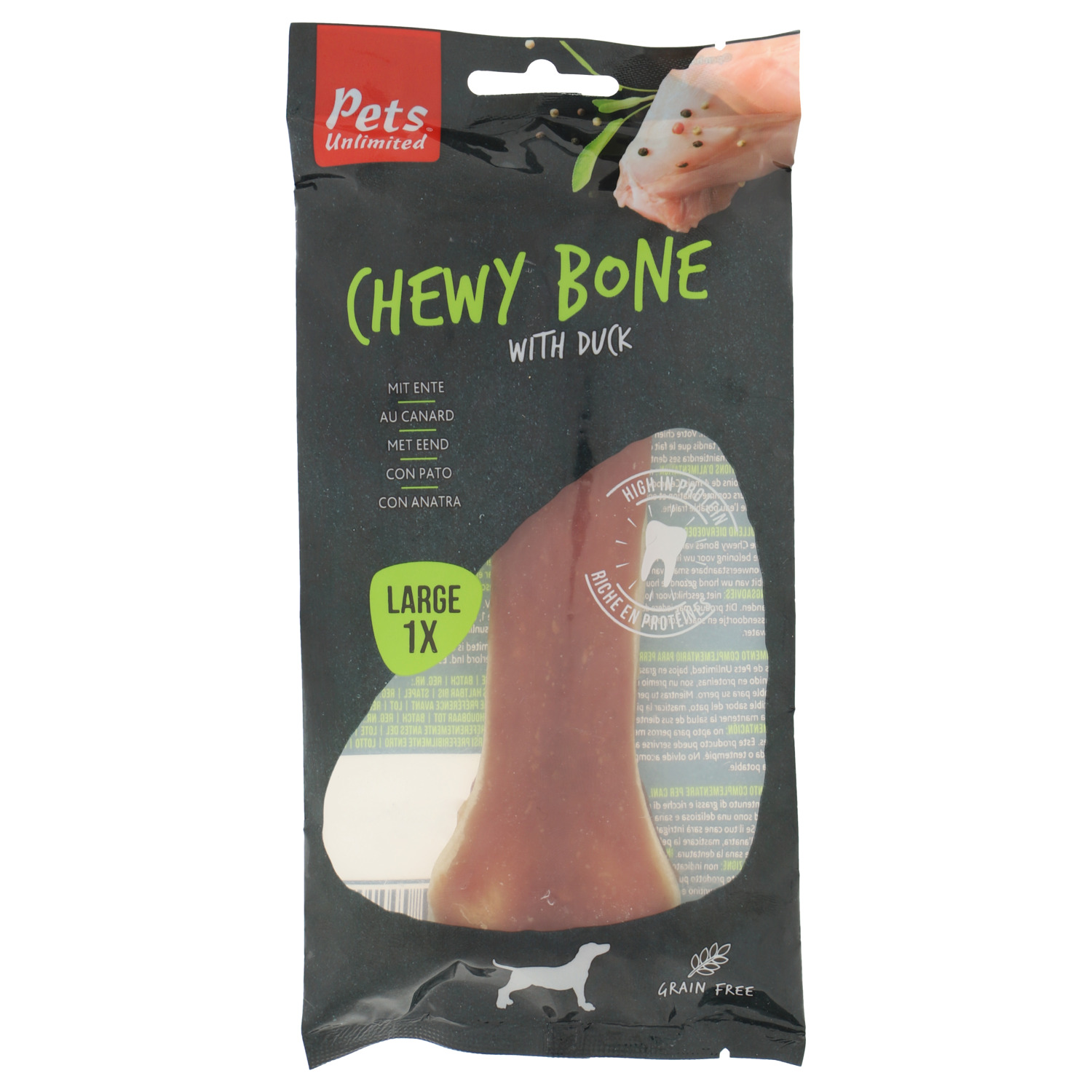 Chewy Bone Eend Large 1st