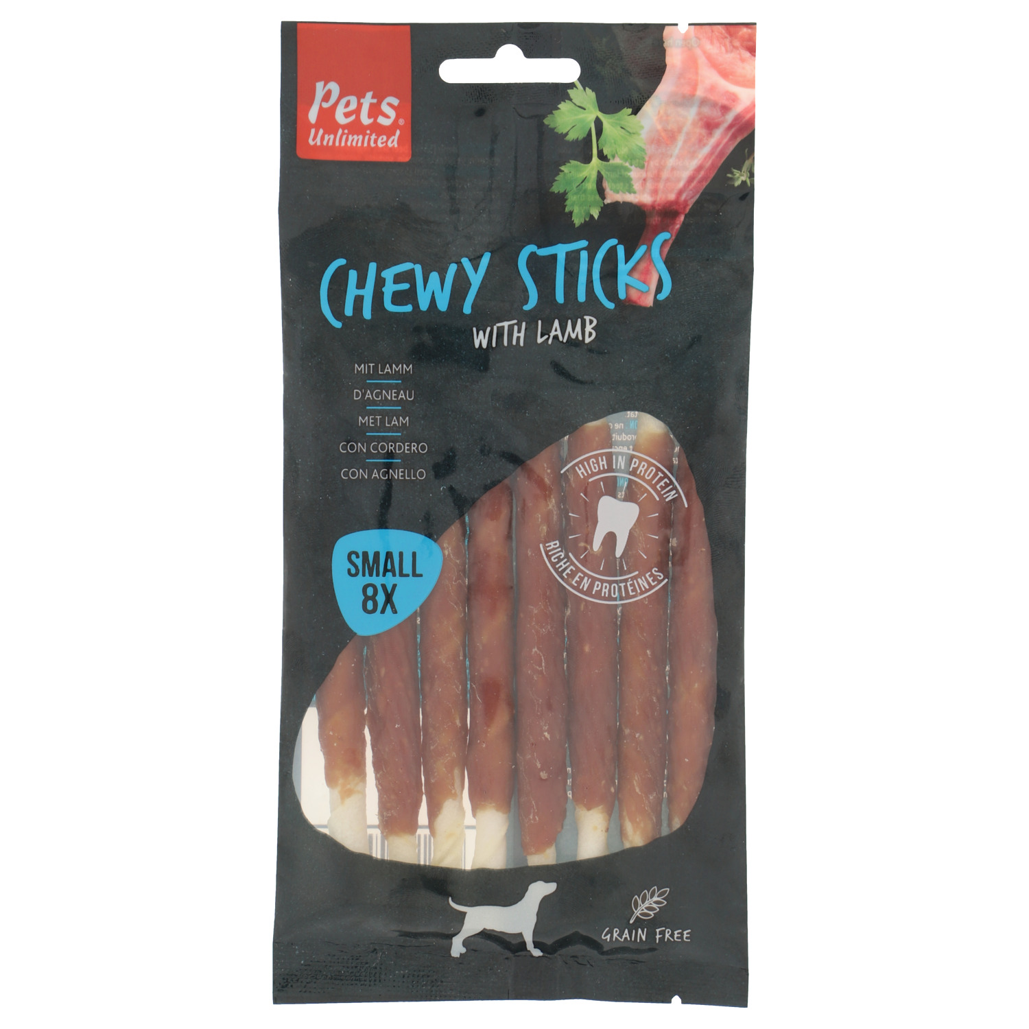 Chewy Sticks Lam Small 8st