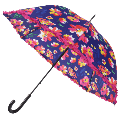 Lange paraplu ruches M8A bloemenprint