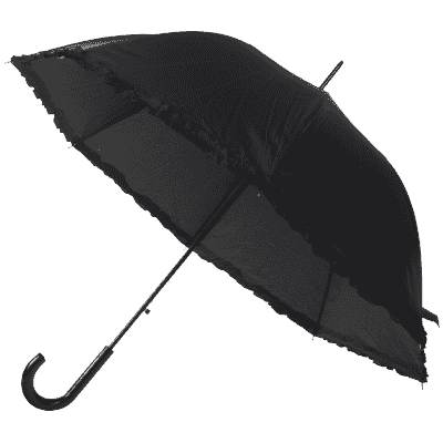 Lange paraplu ruches M8B zwart