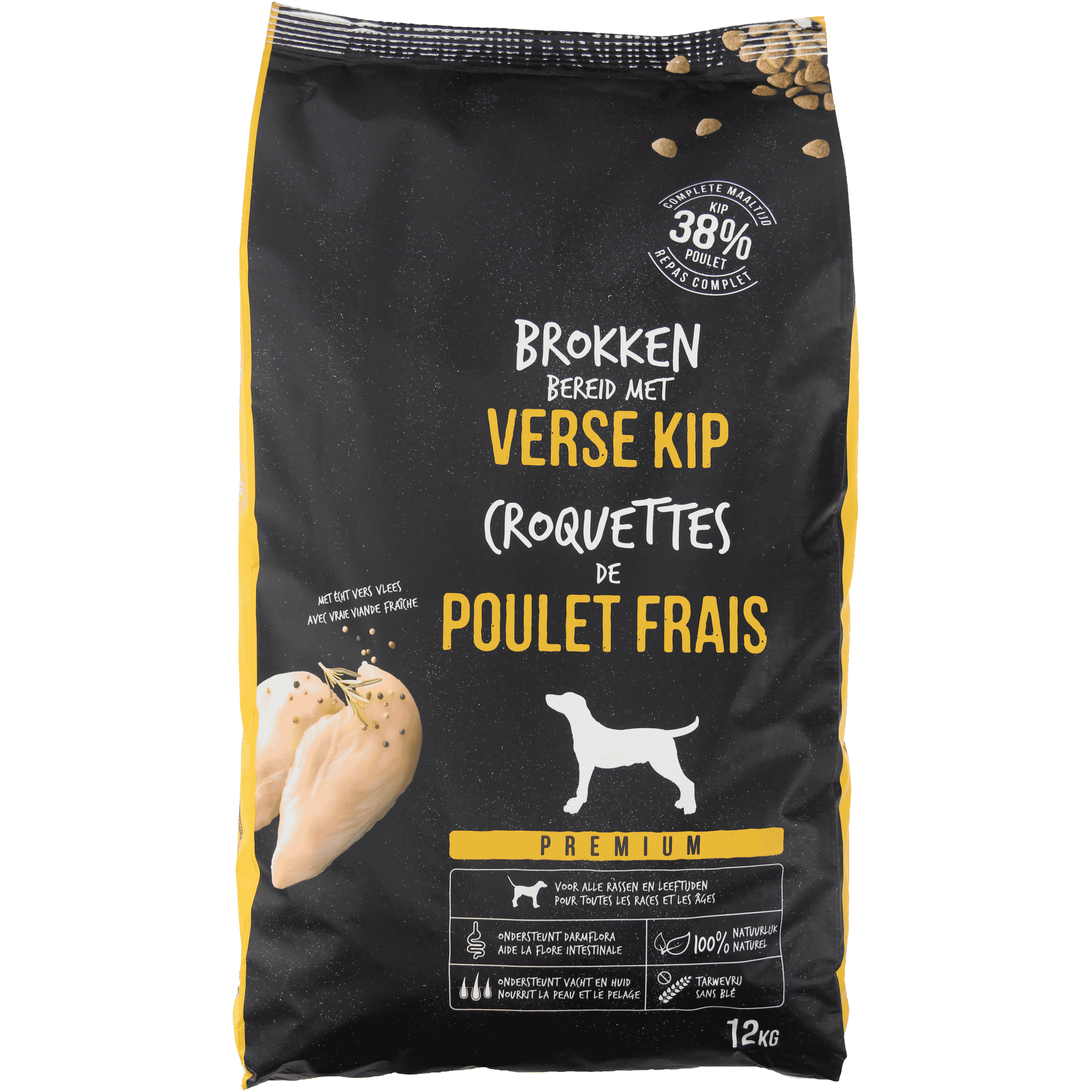 Best For Your Friend Hondenbrokken Kip 12kg