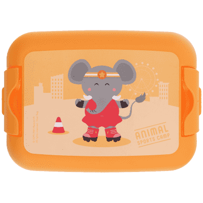 Sporty animals lunchbox olifant