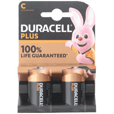 Duracell Alkaline Plus C X2ce
