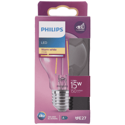 LED Standaardlamp filament 1,5W (15W) E27