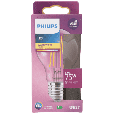 LED Standaardlamp filament 8,5W (75W) E27