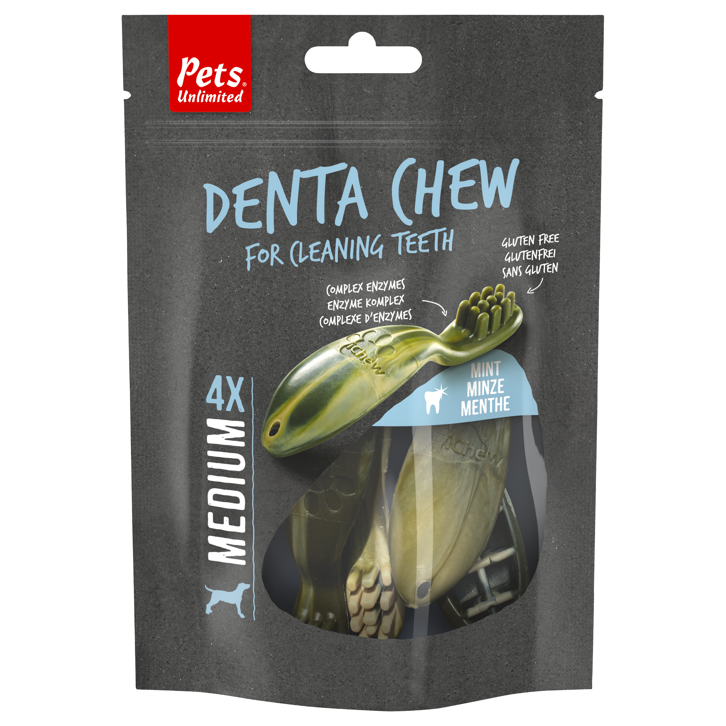 Denta Chew medium, 4 stuks