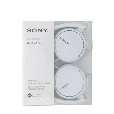 Sony HeaDisplayhone ZX110 Basic Fodable White