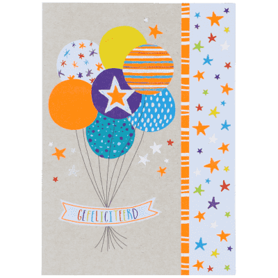 Wk 7 Gefeliciteerd Ballonnen Confetti