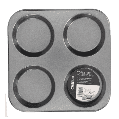 Chef Aid Bakvorm Yorkshire Puddings 4-cups