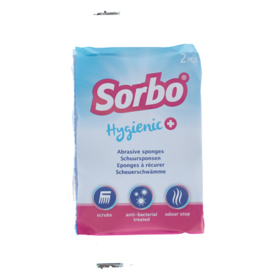 Sorbo Hygienic+ Schuursponsen 2 stuks