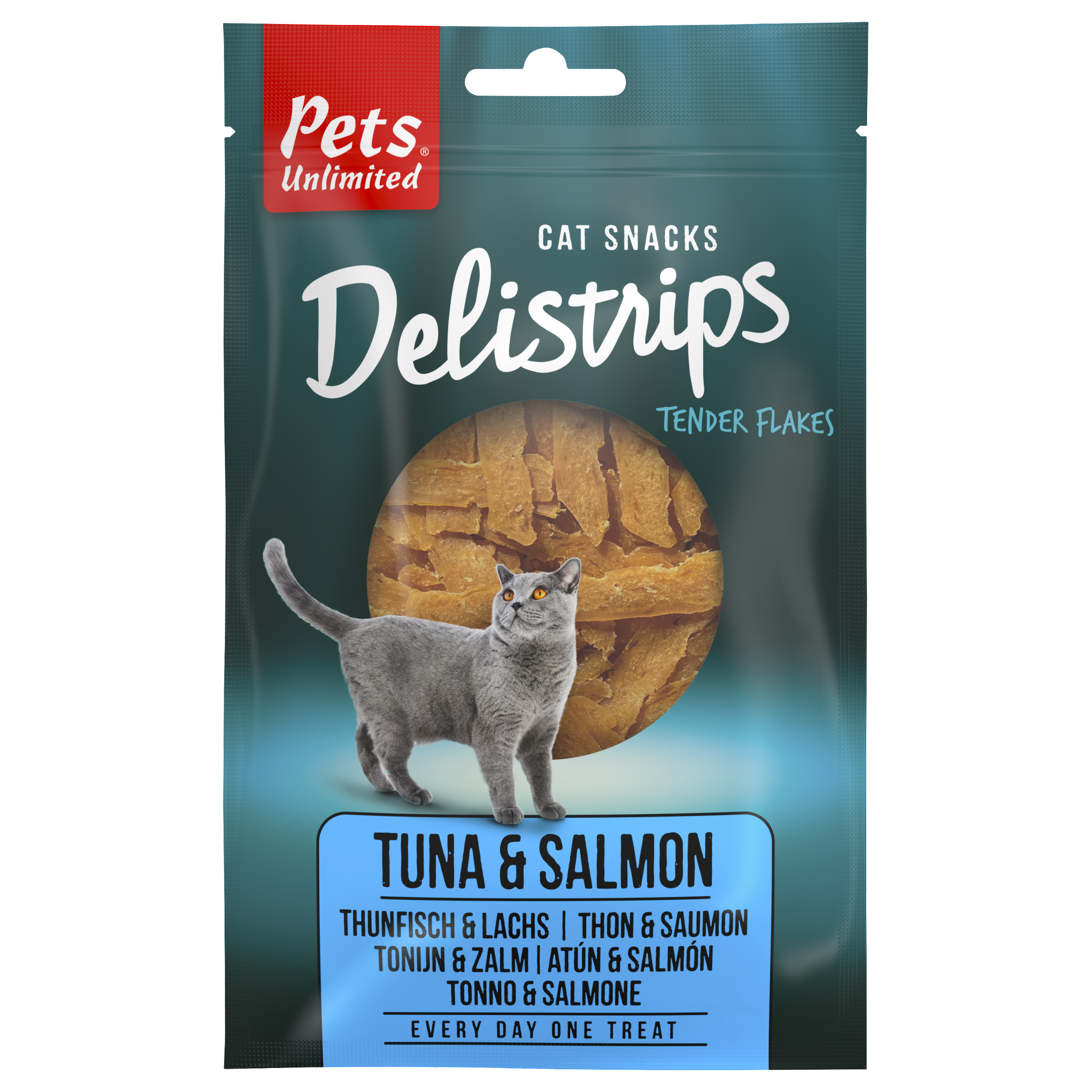 Delistrips tonijn & zalm 40 gram