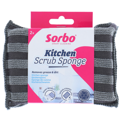 Stove & oven scrub sponge 2-in-1 2st