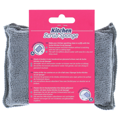 Stove & oven scrub sponge 2-in-1 2st