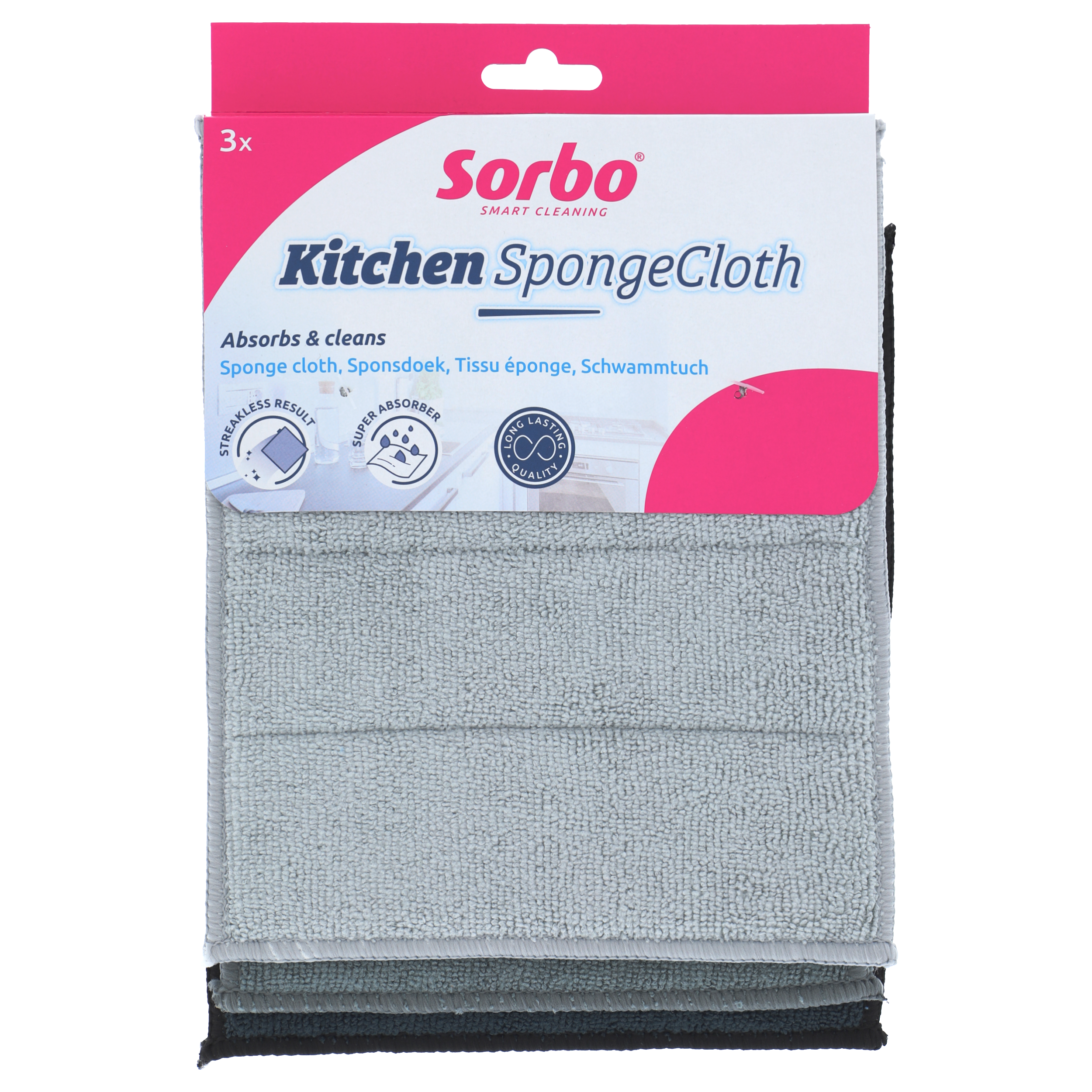 Kitchen Sponge cloth 3st