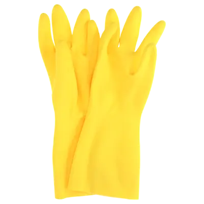 Huishoudhandschoenen geel S