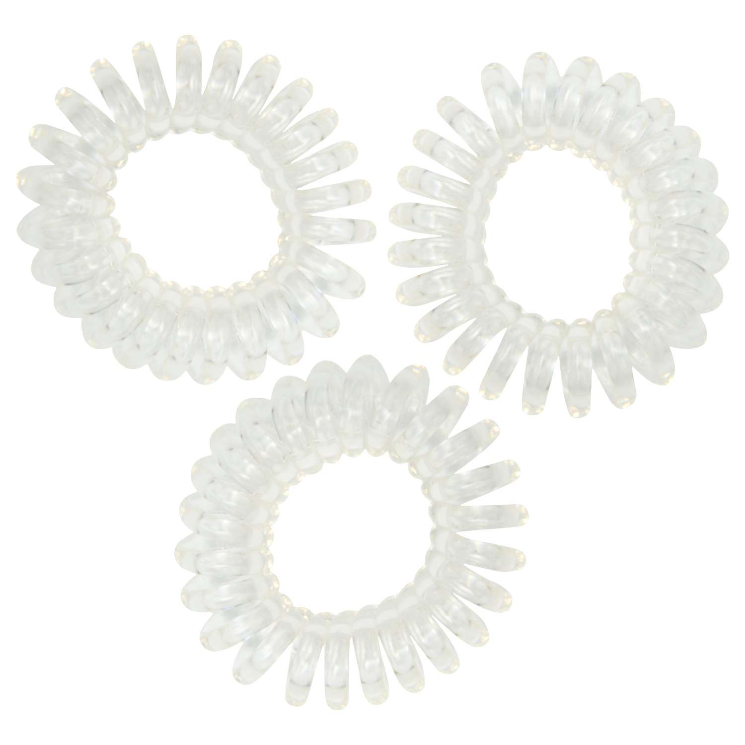 Cable elastics transparant, 3 stuks