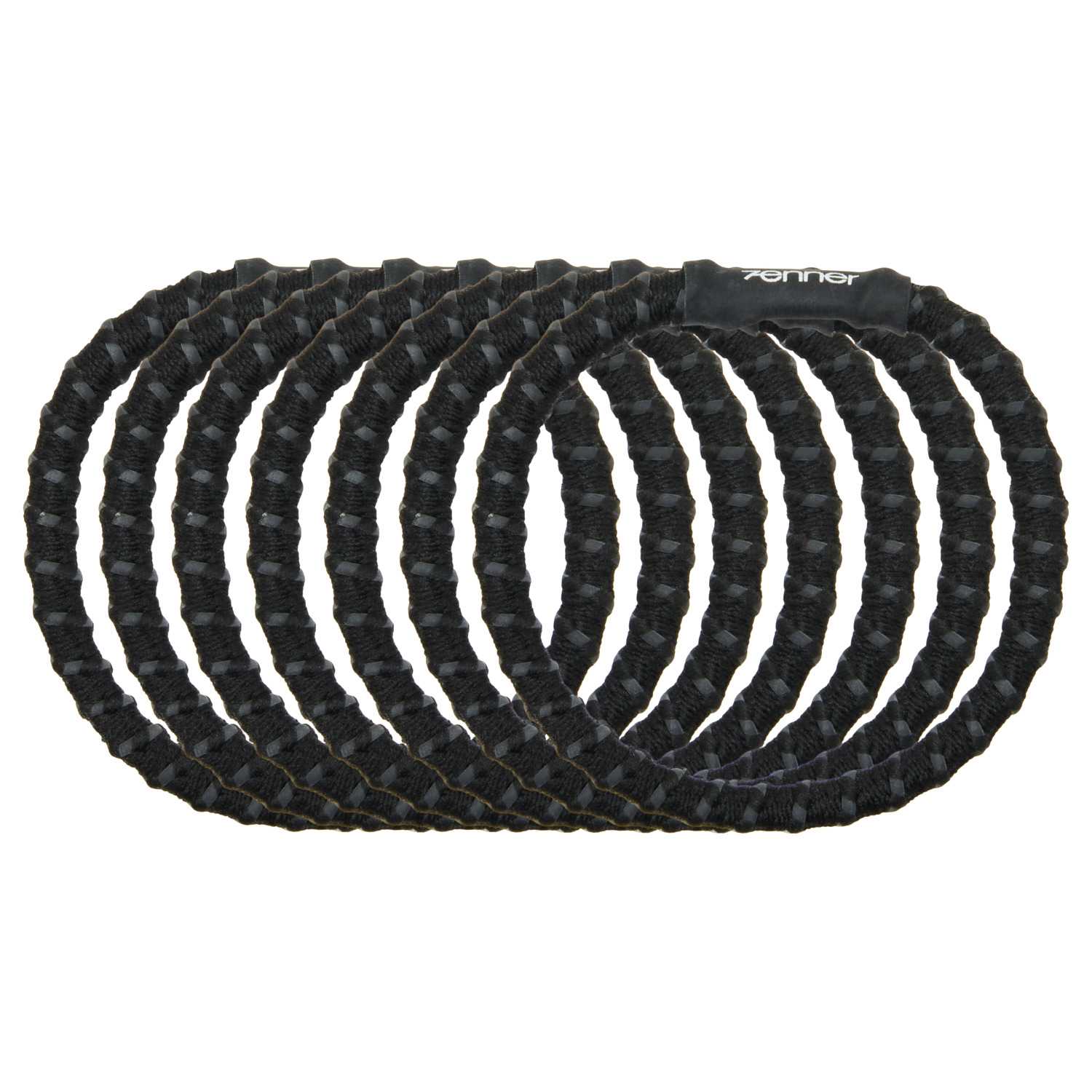 Haarelastiek stay-in-hair zwart, 7 stuks