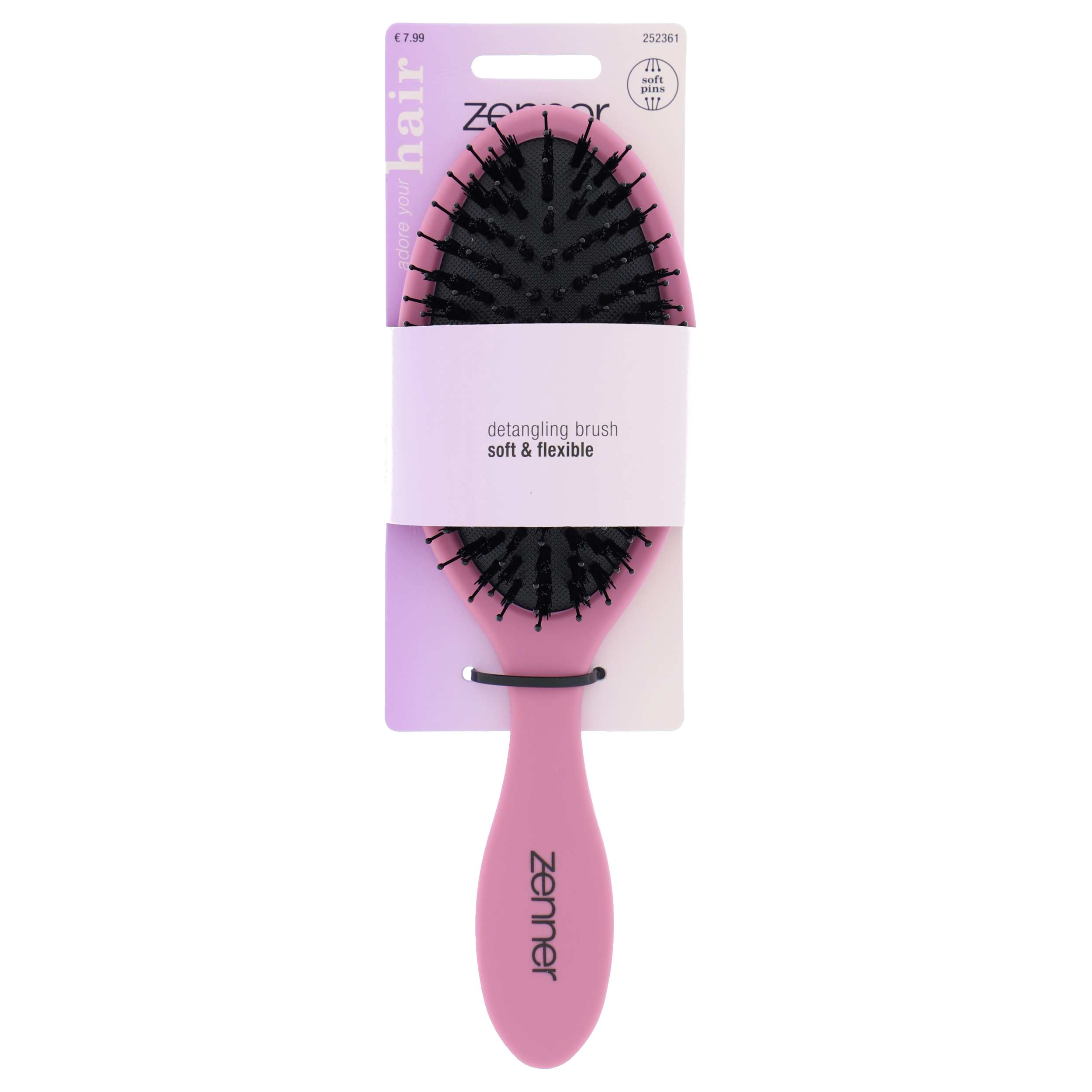 Detangling Haarbürste rosa