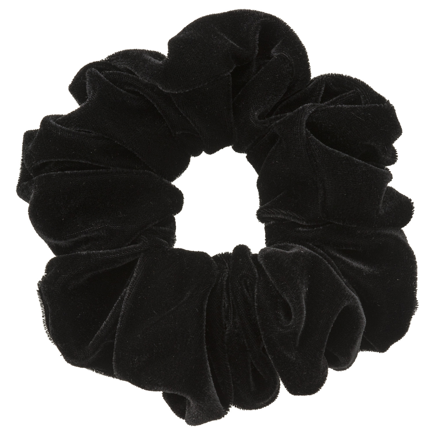 Scrunchie velvet zwart XXL