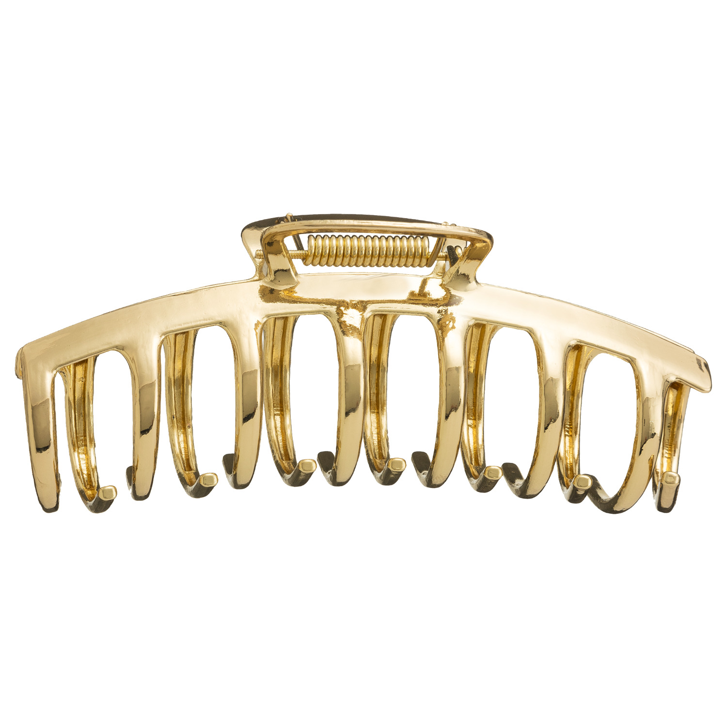 Haarklem rond goud 11 cm