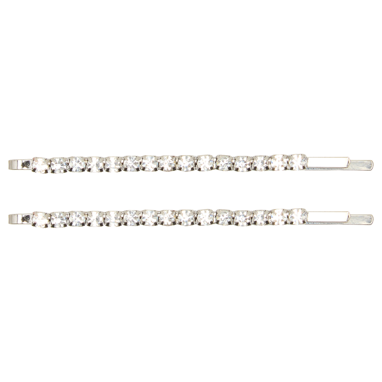 Haarschuifje strass steentjes, 2 stuks