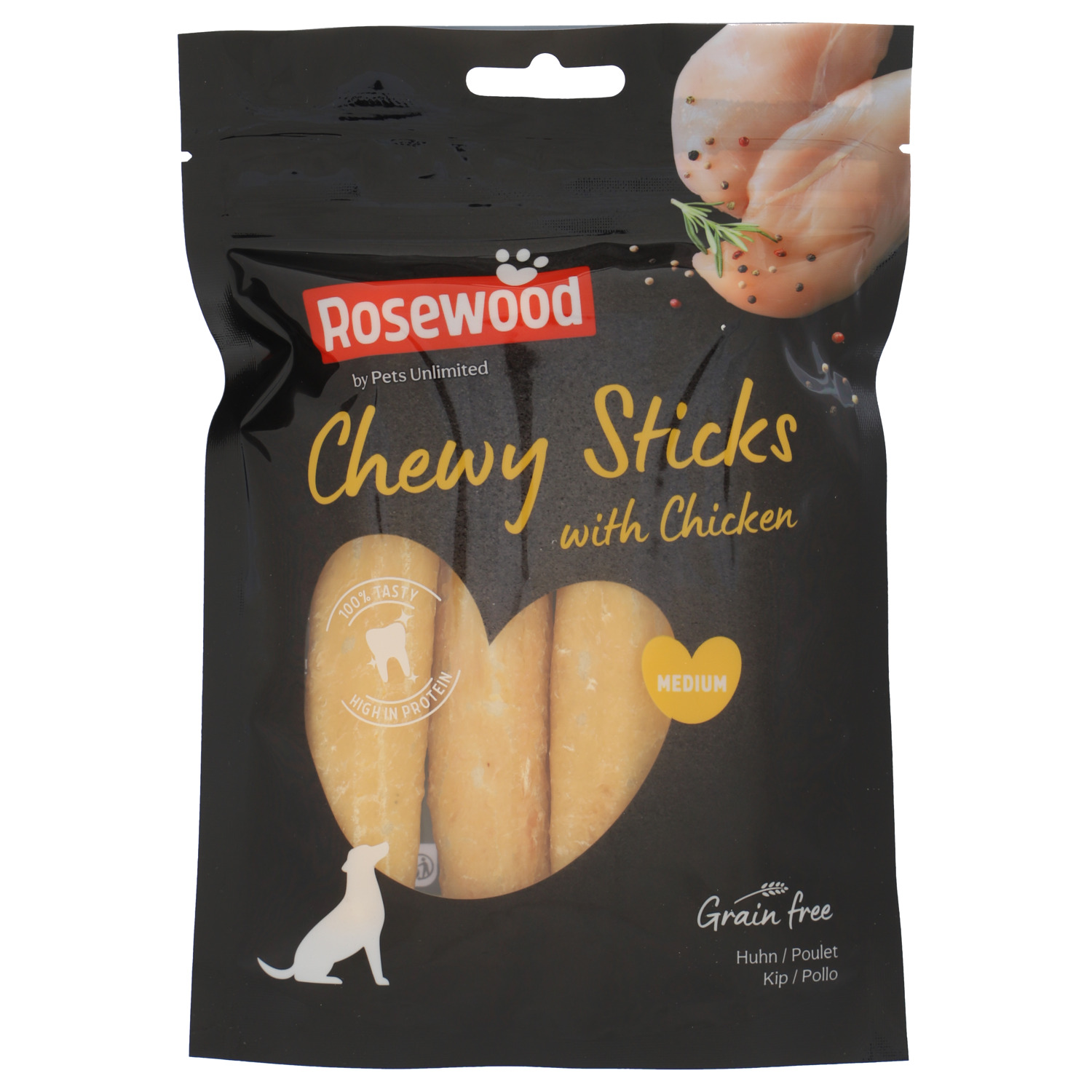 Rosewood Chewy Sticks Chicken M 100g