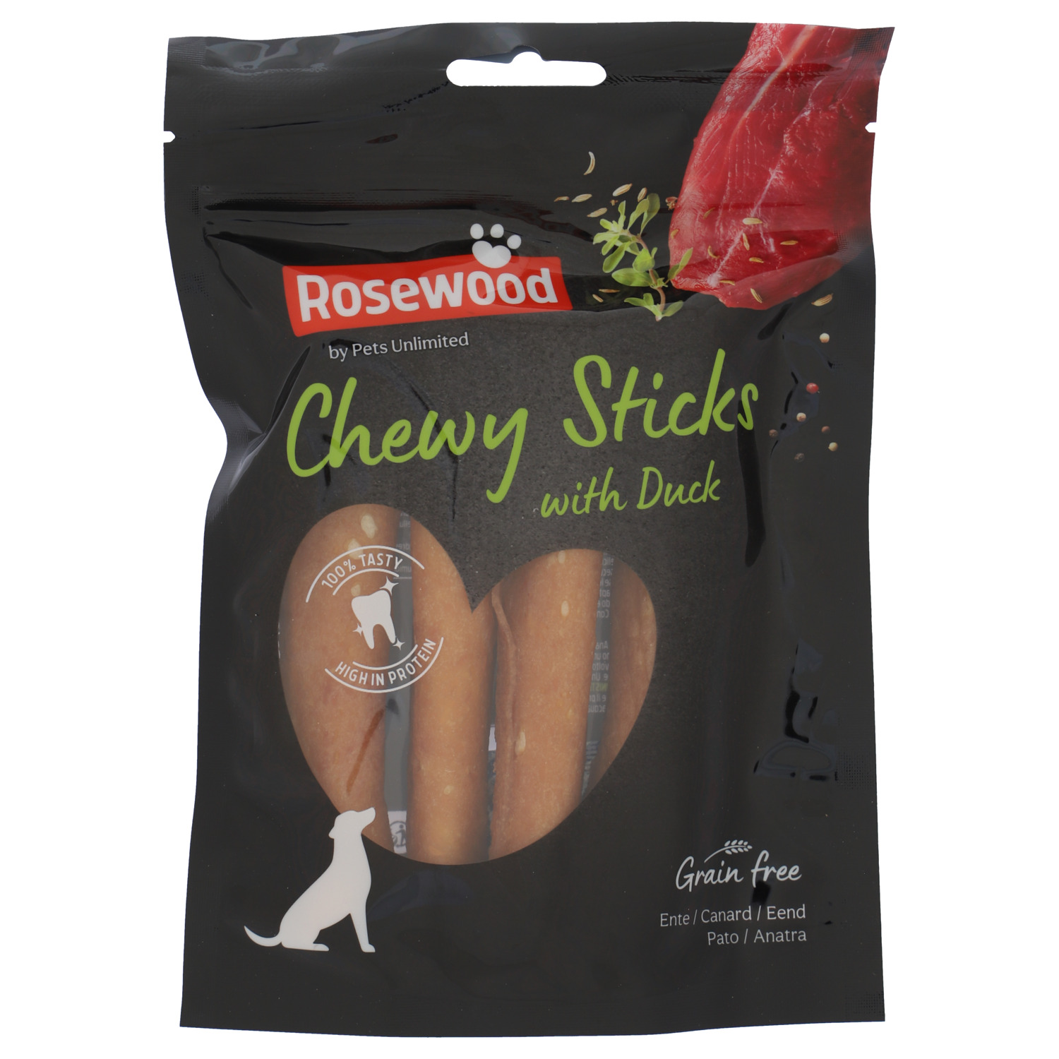 Rosewood Chewy Sticks Duck M 100g