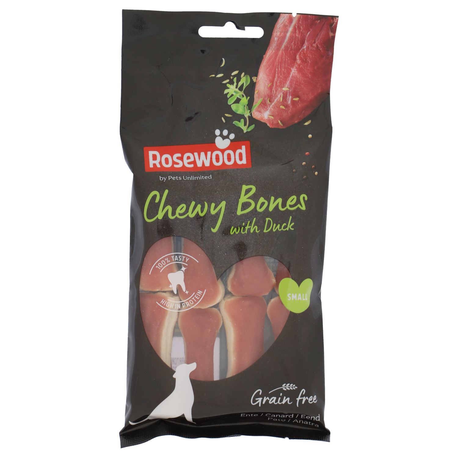 Rosewood Chewy Bones Eend S 80g