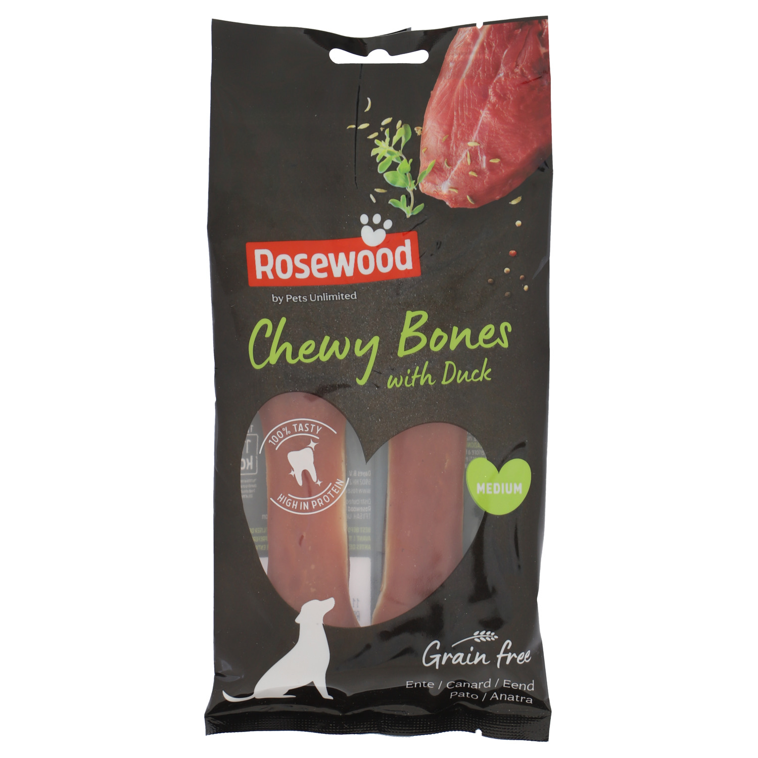 Rosewood Chewy Bones Duck M 80g