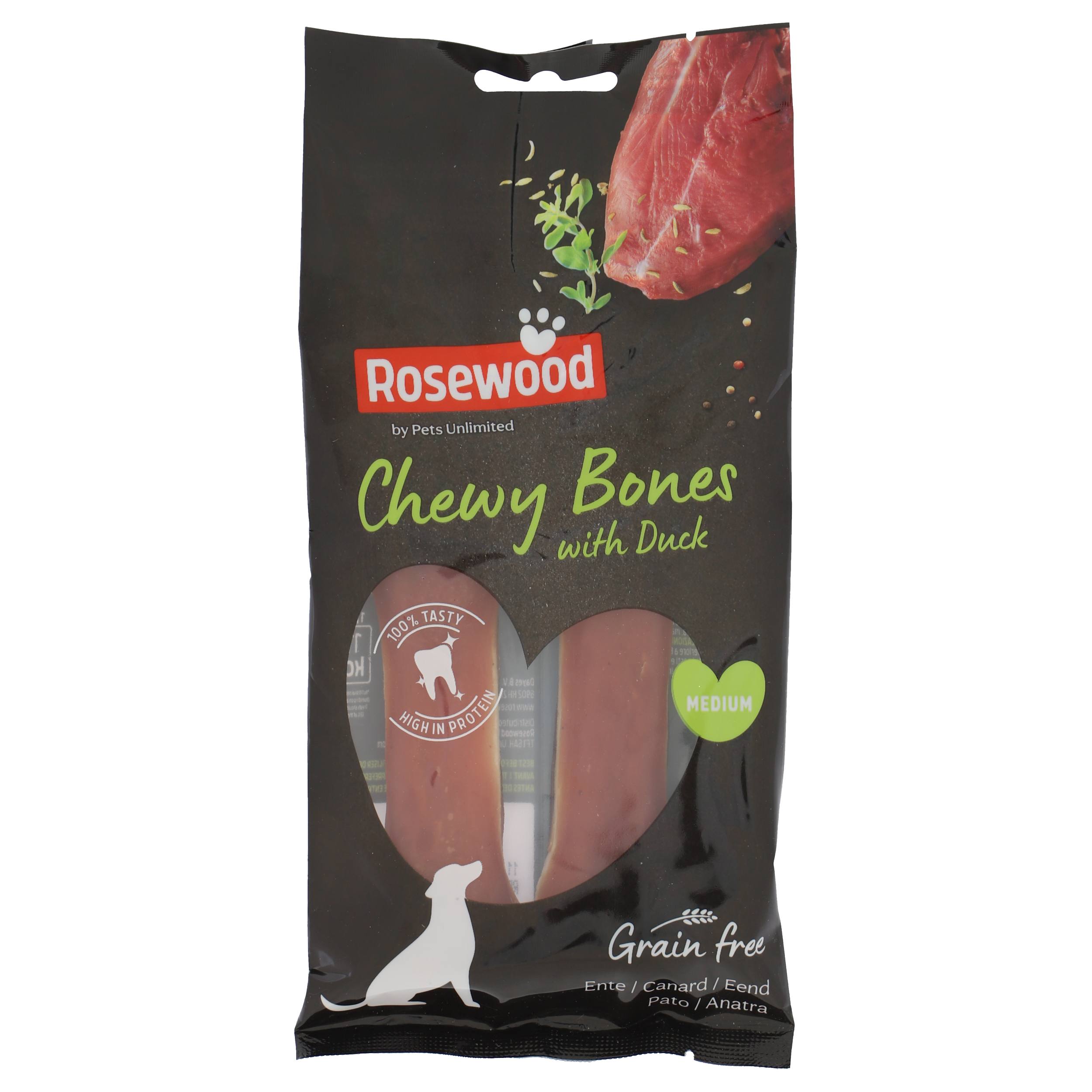 Rosewood Chewy Bones Eend M 80g
