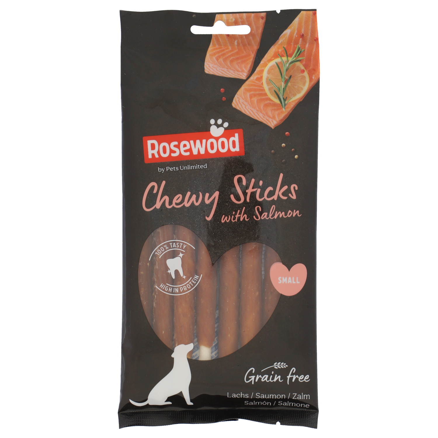 Rosewood Chewy Sticks Zalm S 72g