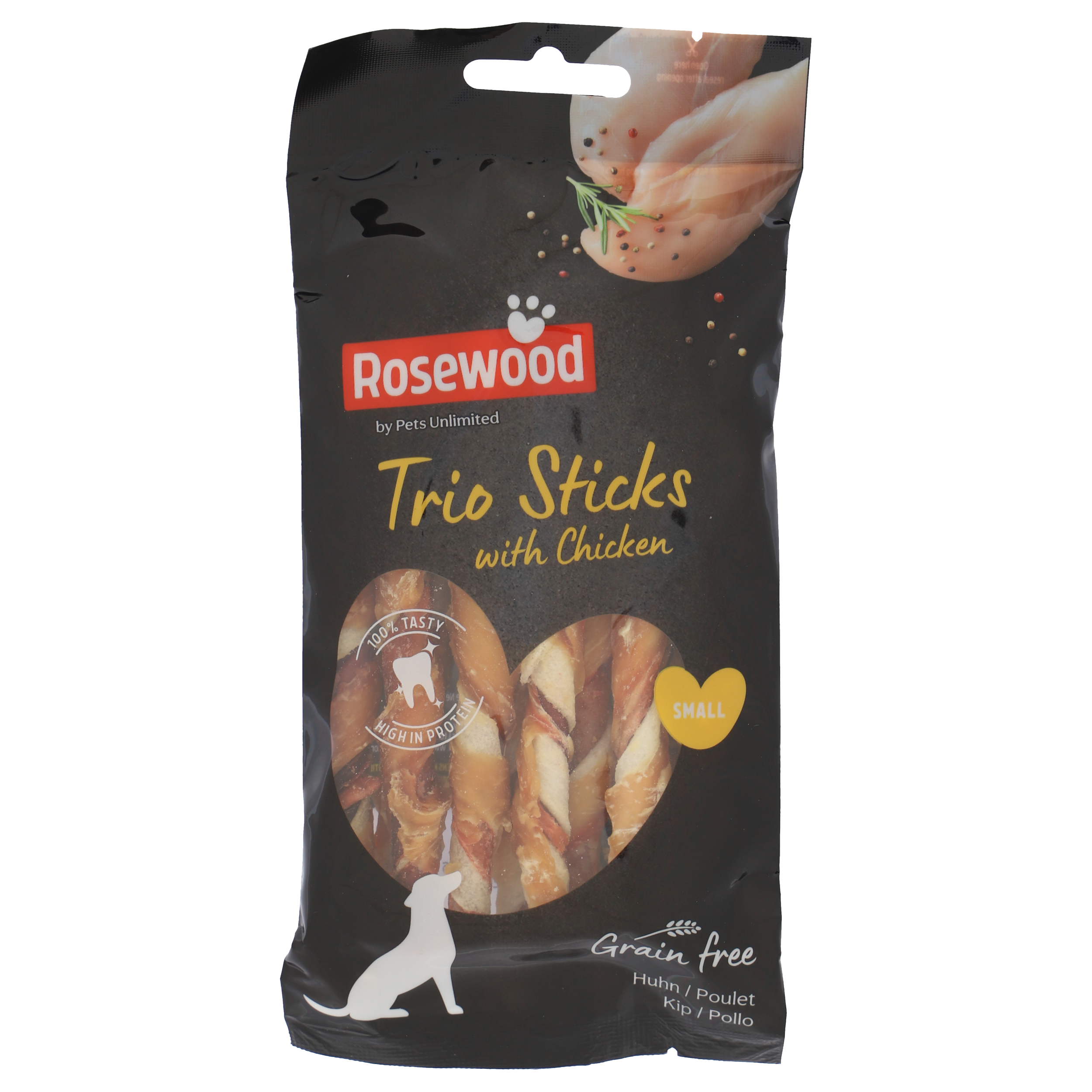 Rosewood Trio Sticks Chicken S 100g