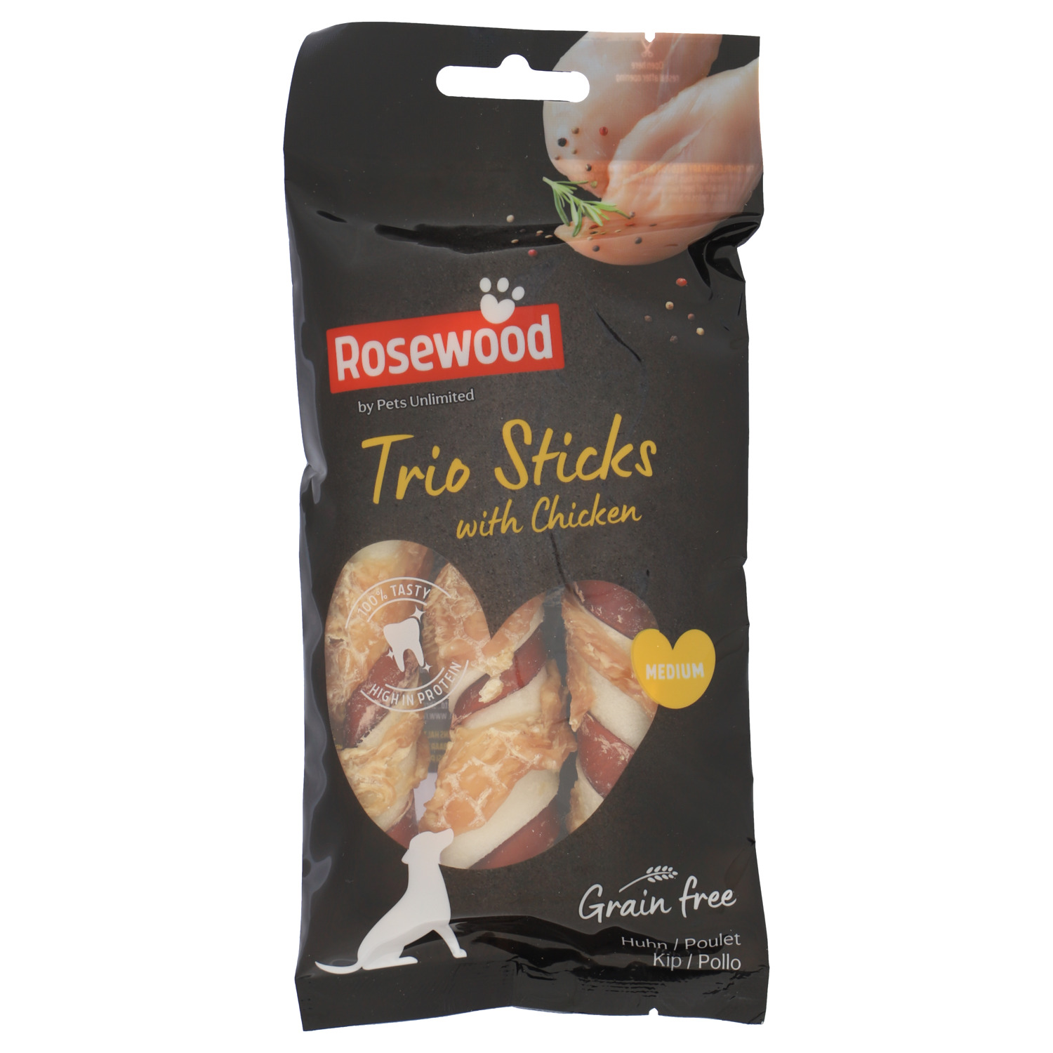 Rosewood Trio Sticks Chicken M 90g