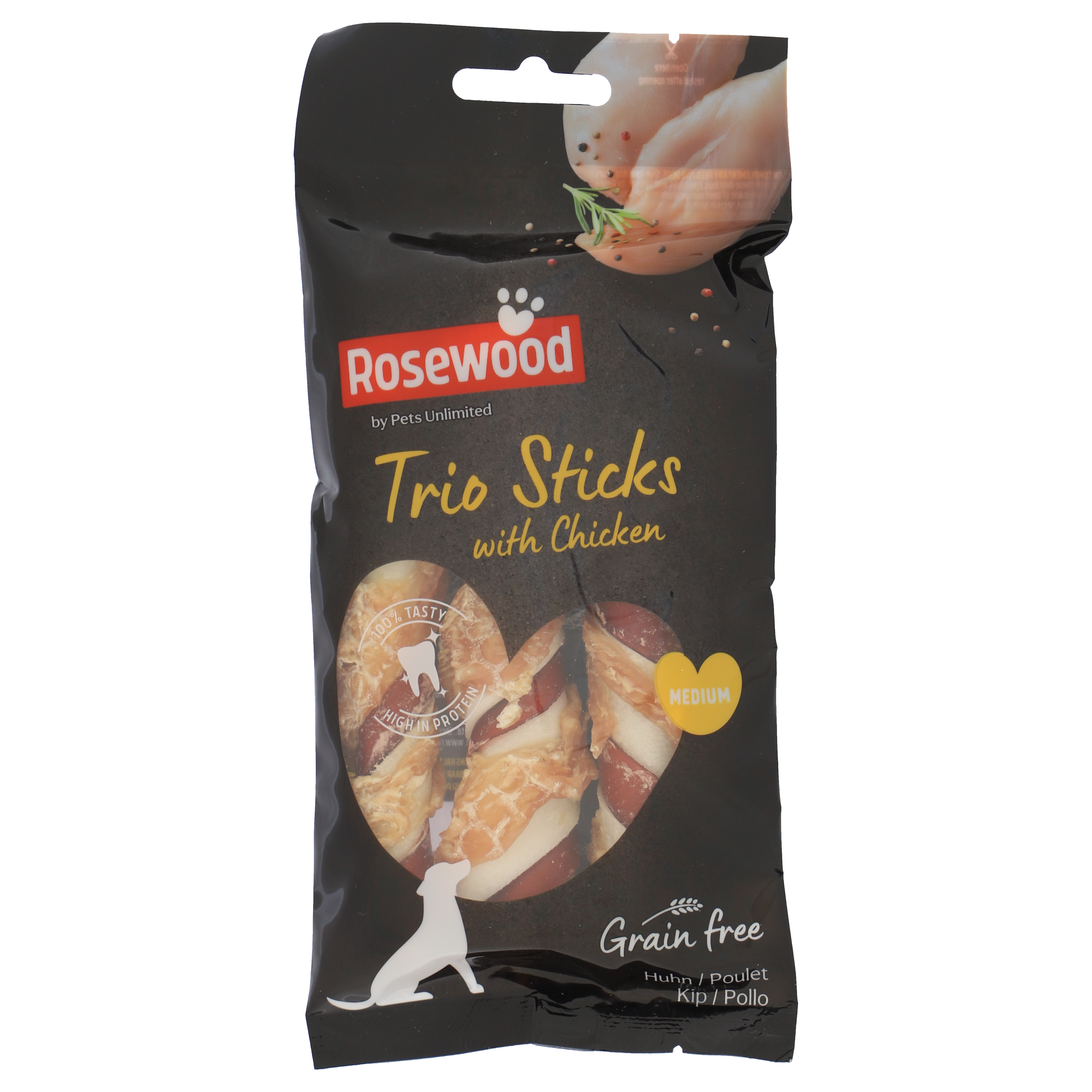 Rosewood Trio Sticks Chicken M 90g