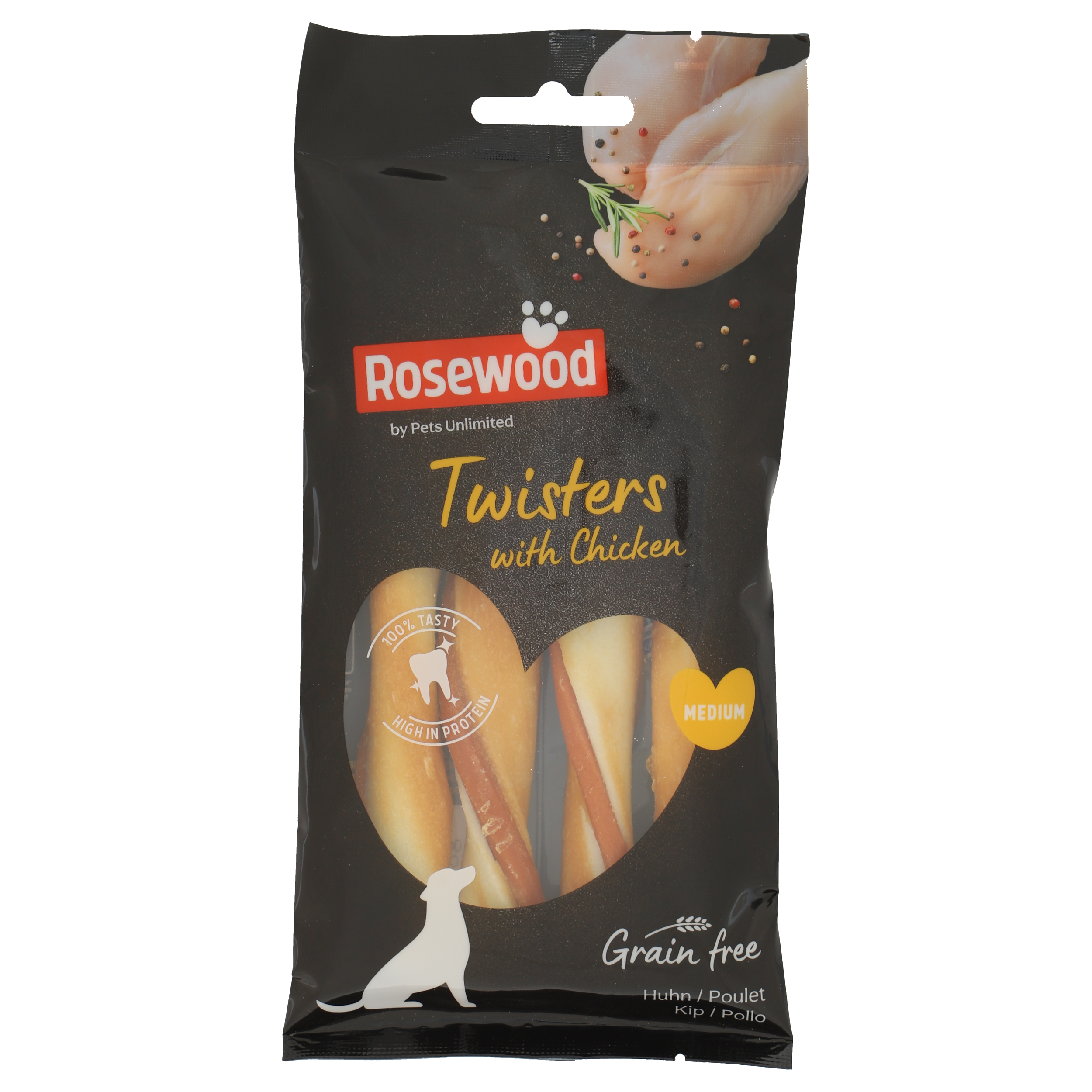 Rosewood Twister Chicken M 80g