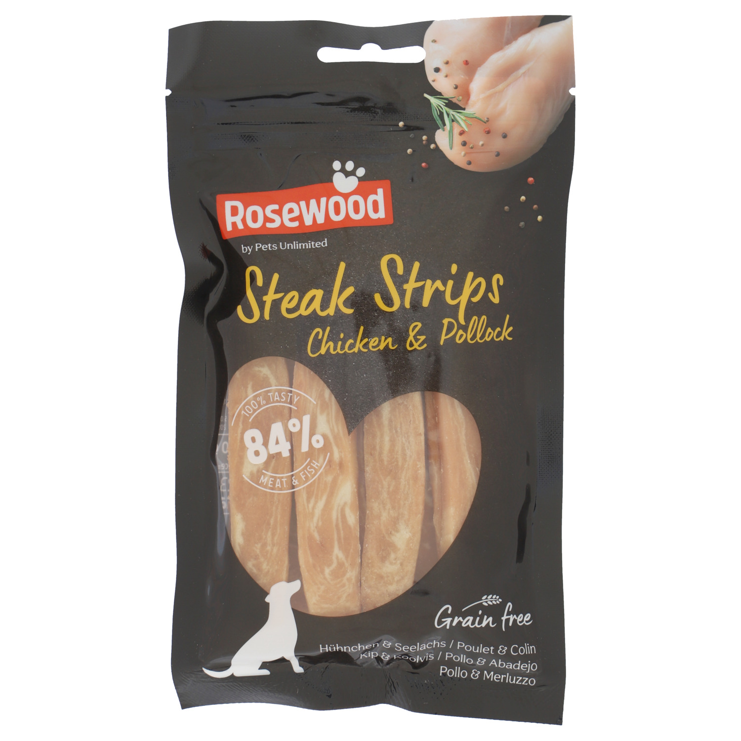 Rosewood Steak Strips Kip 100g