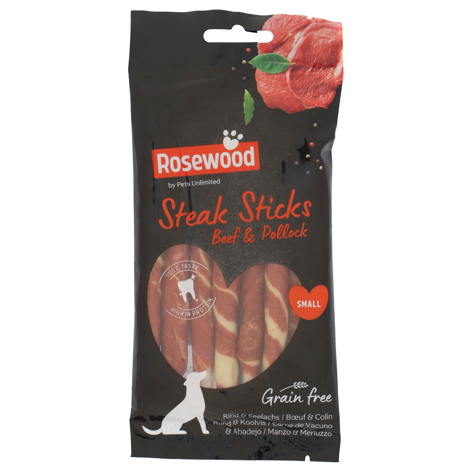 Rosewood Steak Sticks Rund S 90g