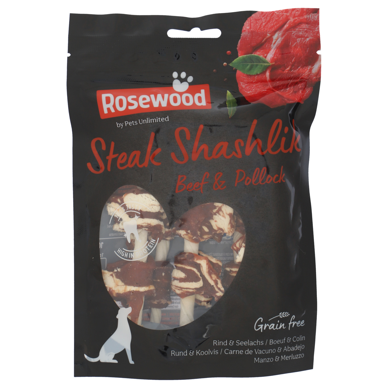 Rosewood Steak Shashlik Rund 100g