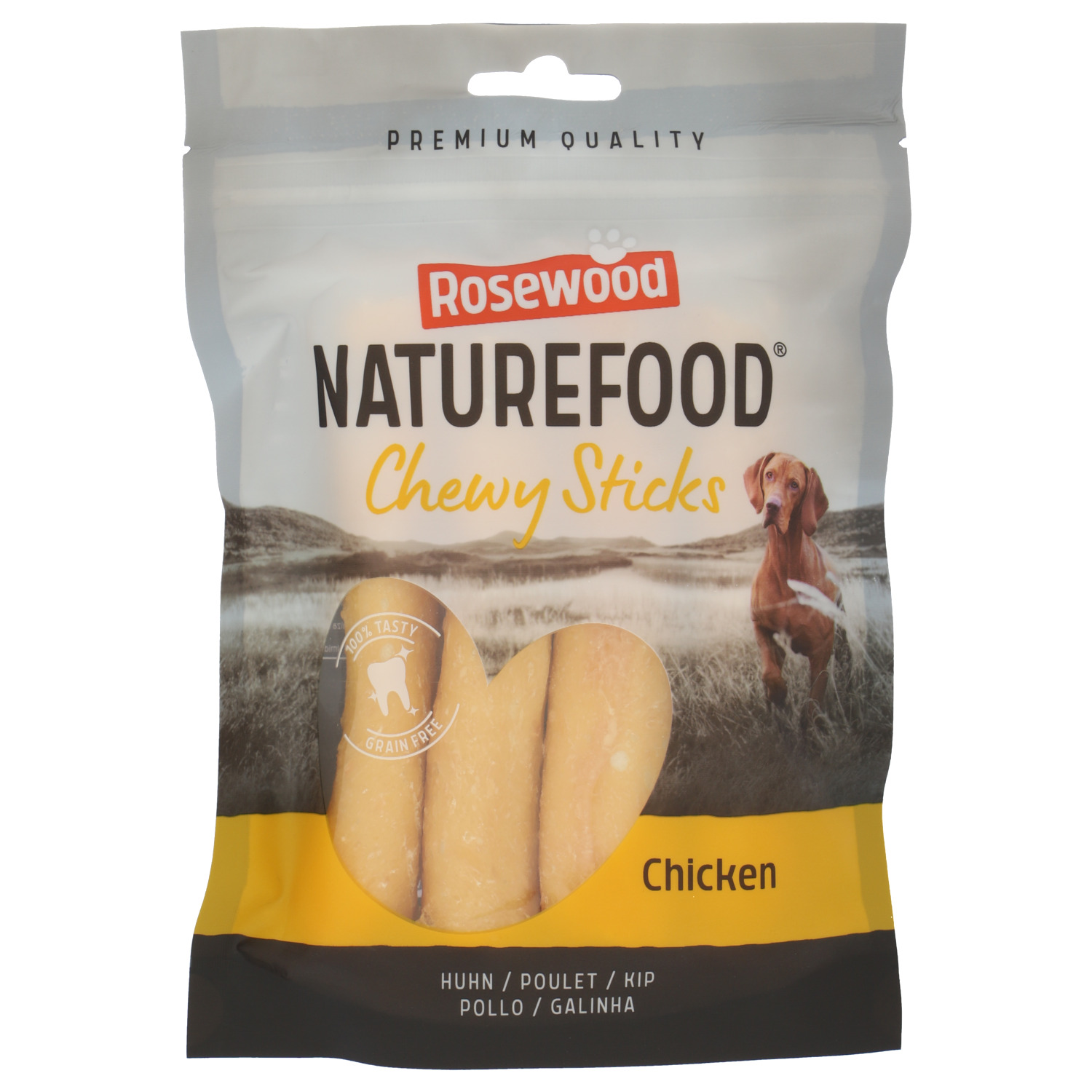 RSW Naturefood Chewy Sticks Chicken 100g