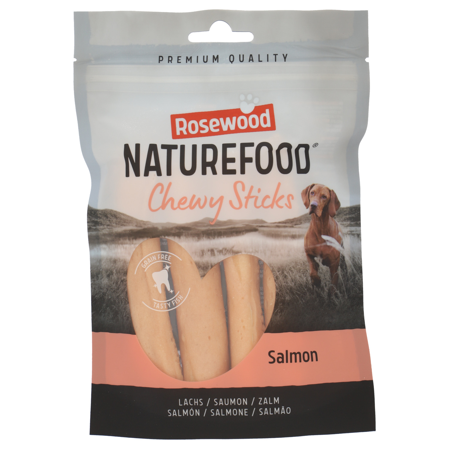 RSW Naturefood Chewy Sticks Zalm 100g