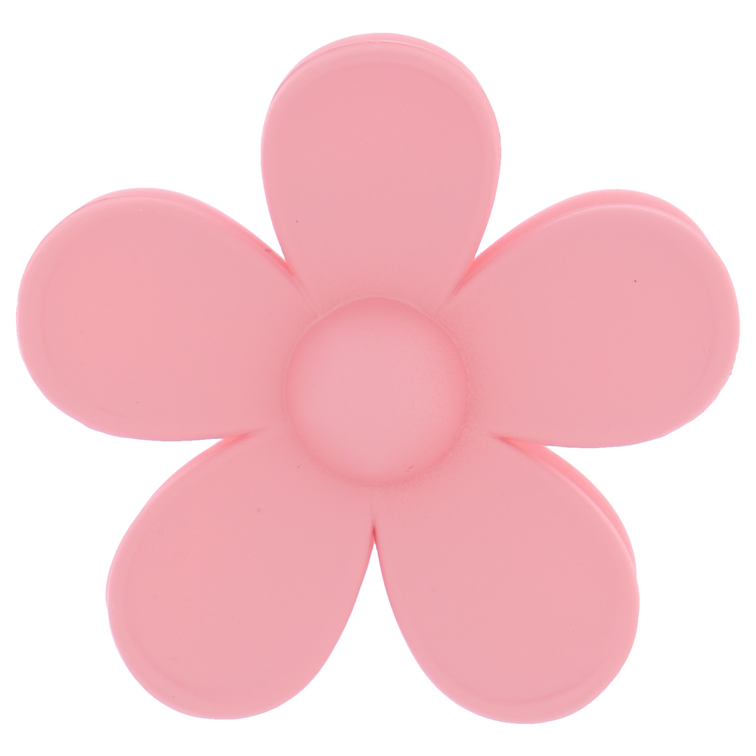 Hair clip flower 7cm pink