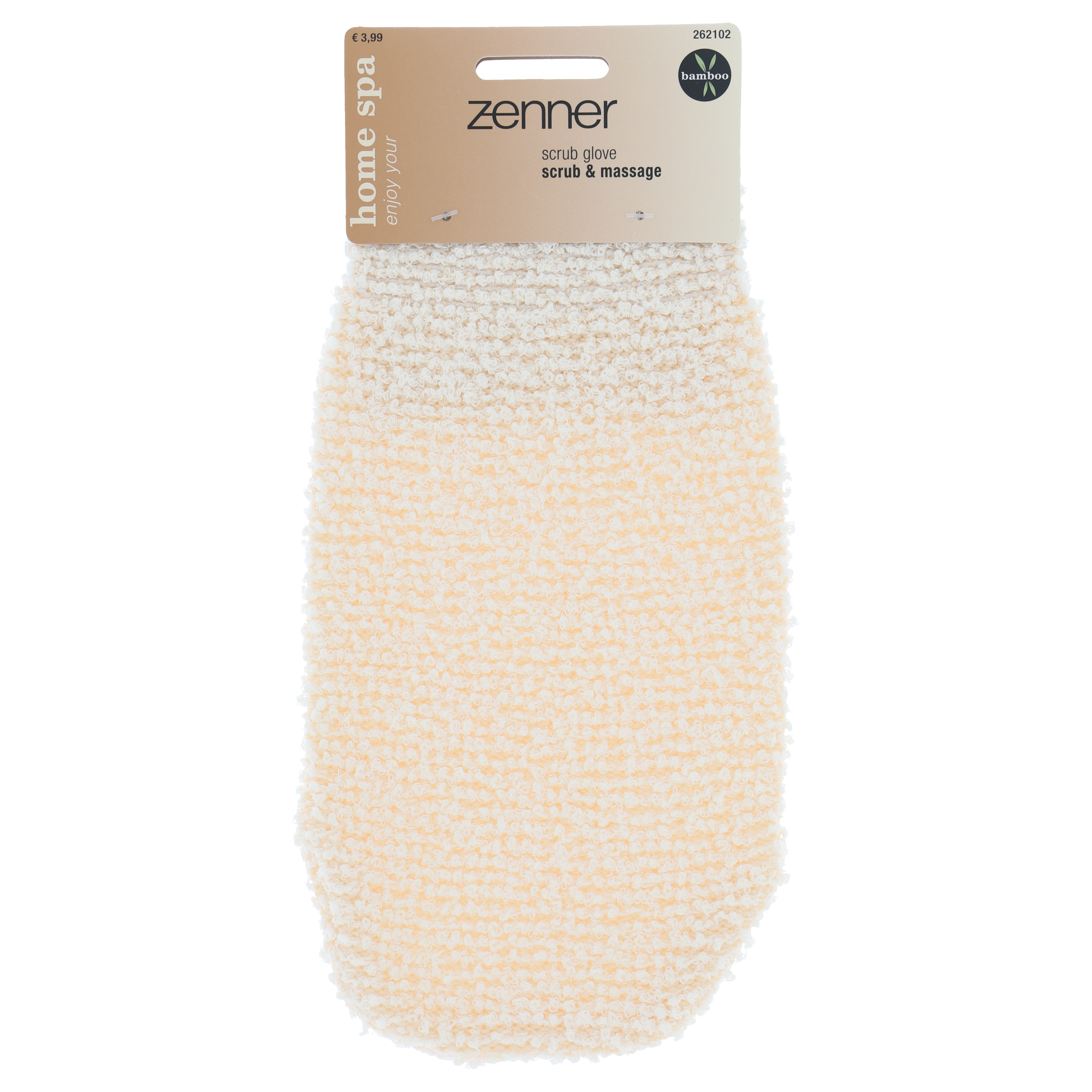 Scrub handschoen bamboe