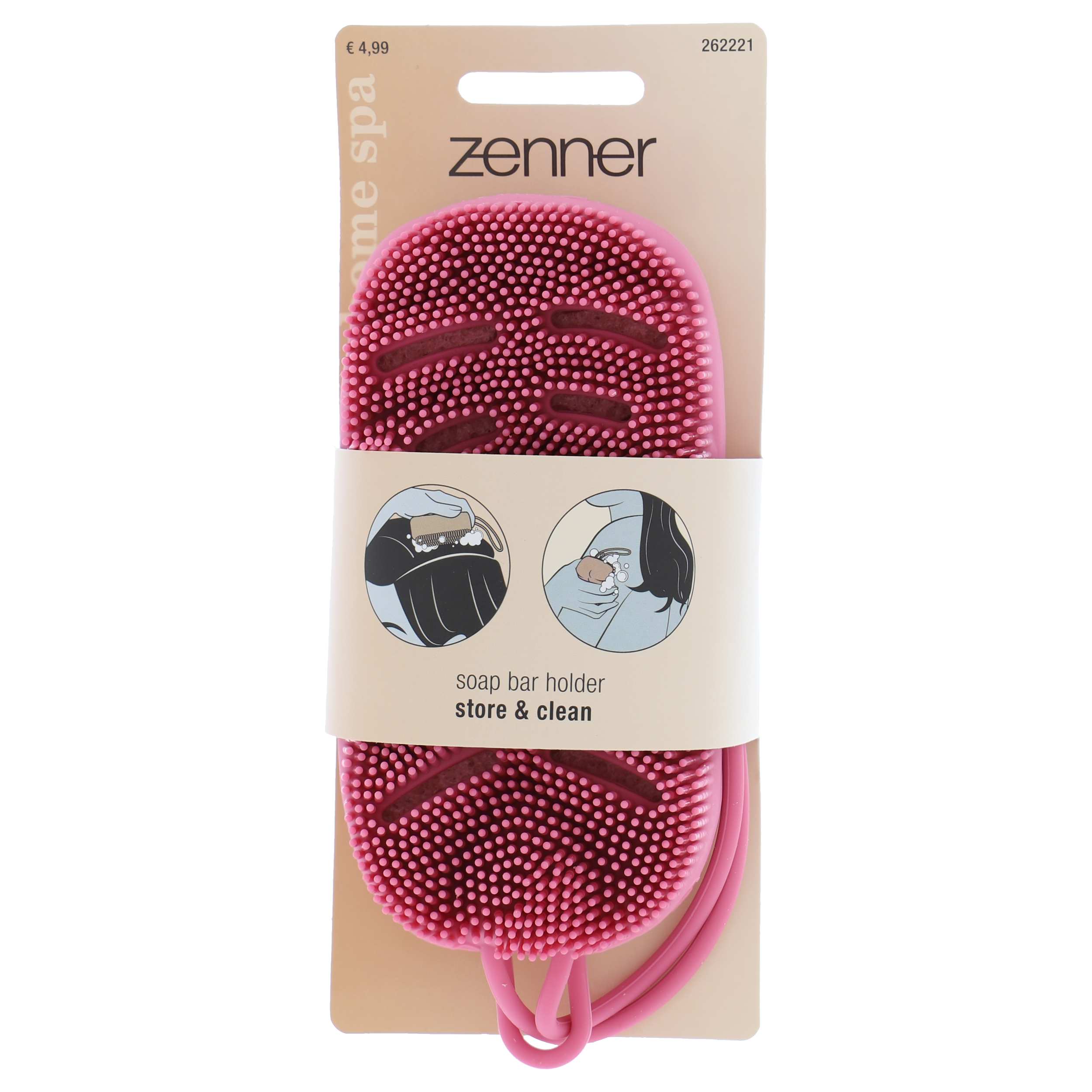 Shampoobar houder roze